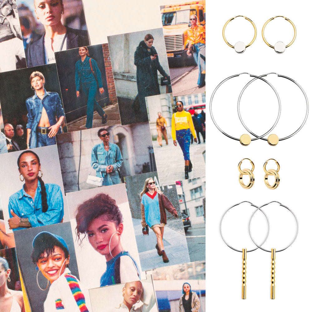 how to wear our new hoop earrings | Alice Made This