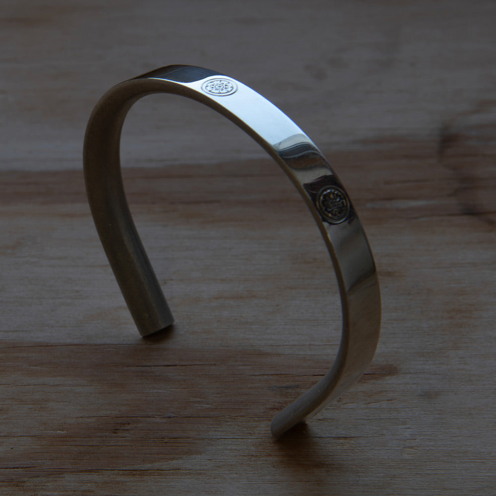 Limited edition silver bracelet for men.