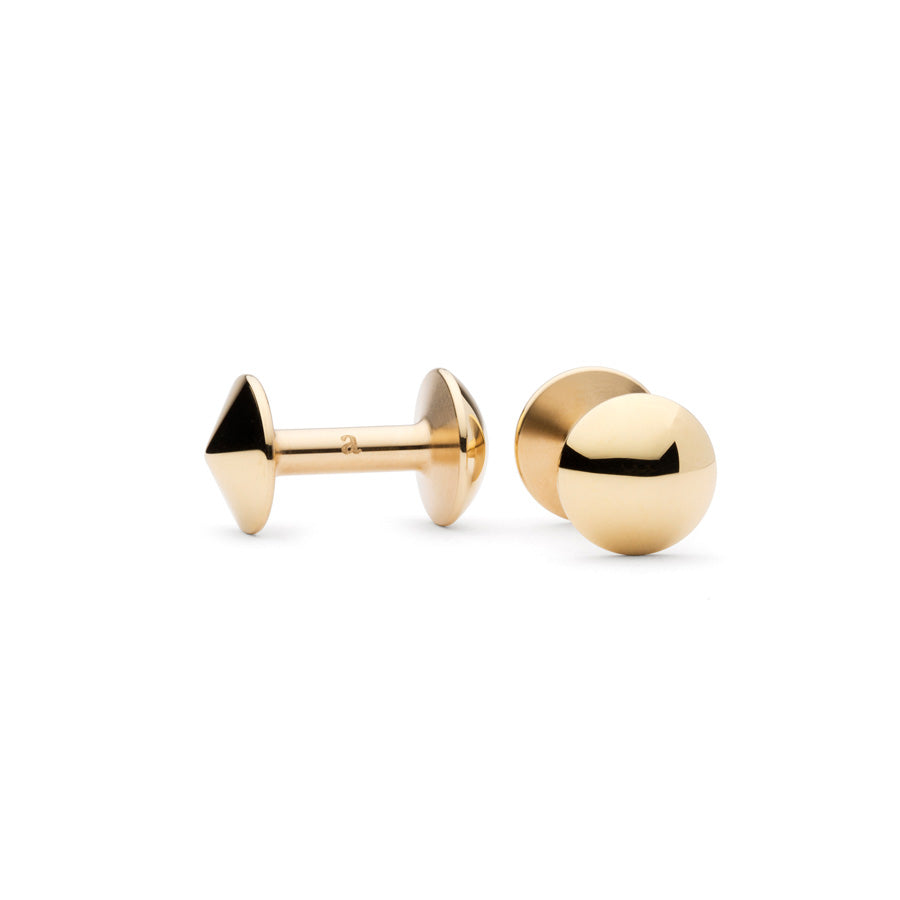 austin brass cufflinks