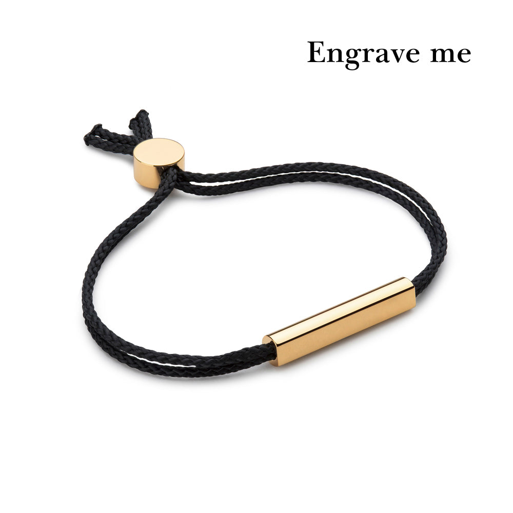 charlie black and gold bracelets | mens id bracelet