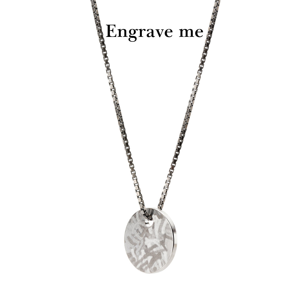 Silver dog necklace top