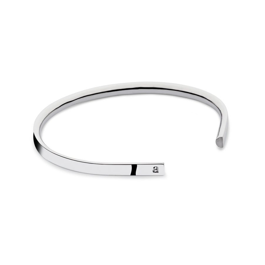 p4 bancroft polished silver bracelet