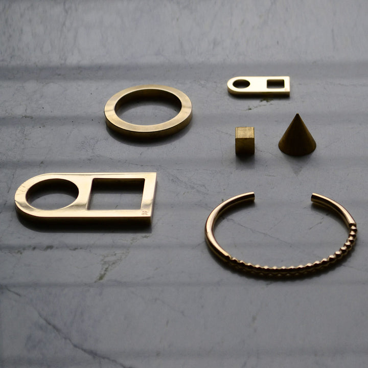 geometric jewellery | precision milled