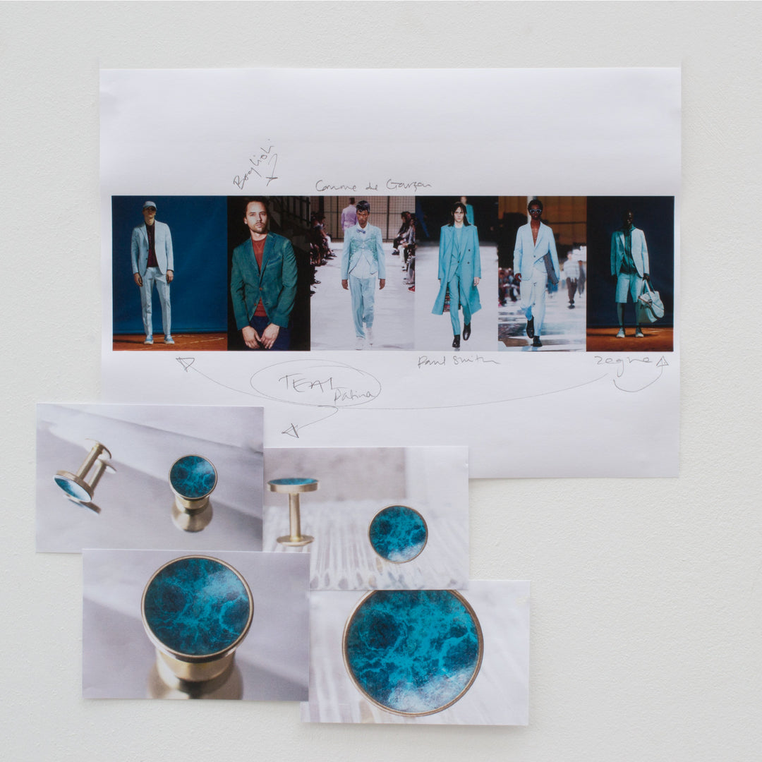 British men's and women's jewellery brand Alice Made This discusses how to wear colour this season, suggesting shades that complement its new Magpie patina cufflinks collection and inspiration for wearing them your way. Read more on the Journal.