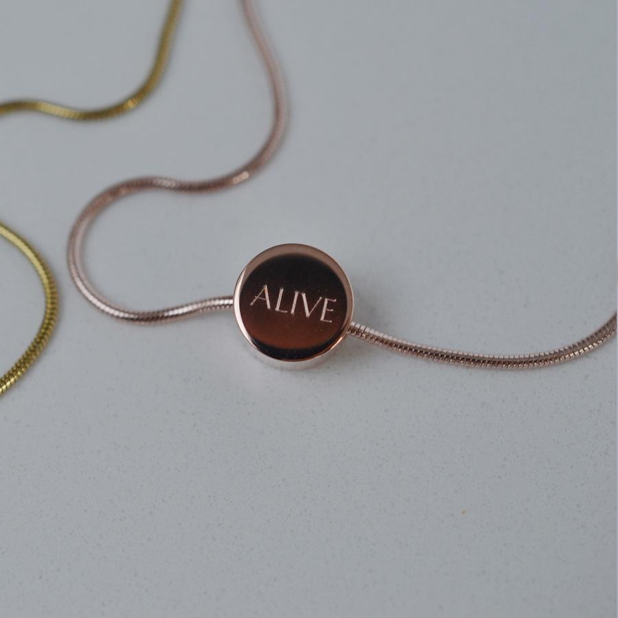 Alice Made This | Women's Rose Gold Engraved Jewellery