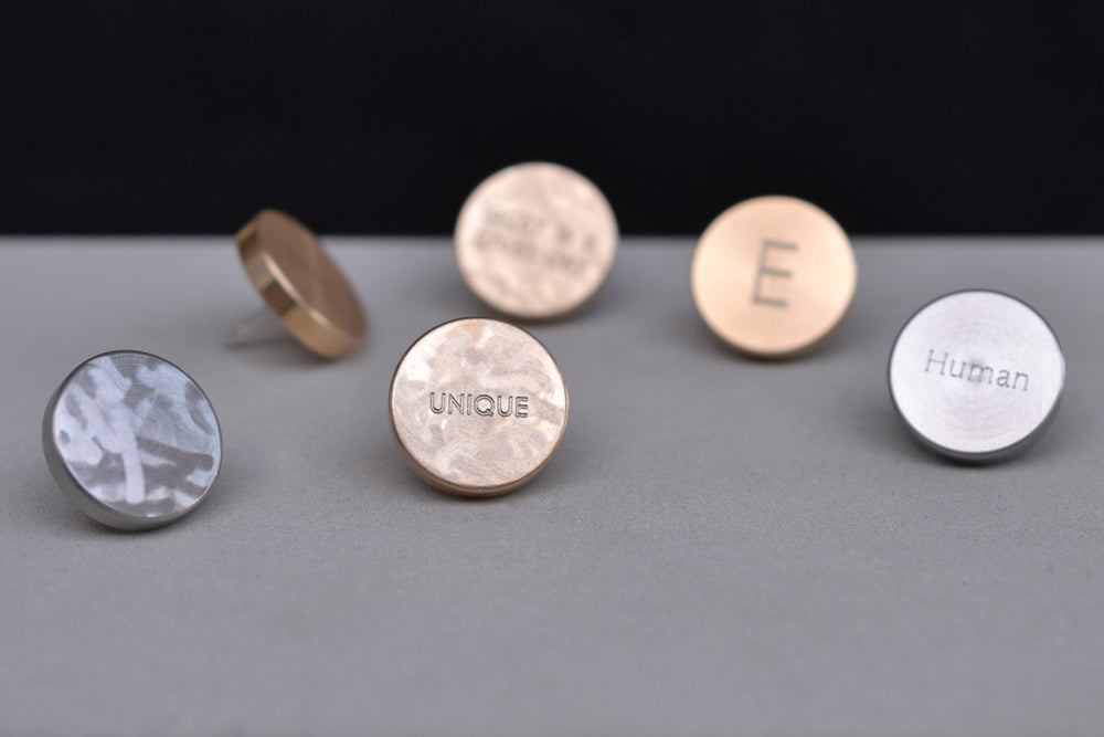 personalised lapel pins | designer lapel pins | Alice Made This