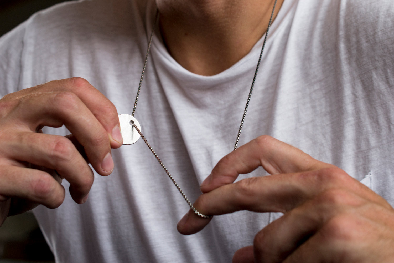 personalised necklaces for men | Alice Made This