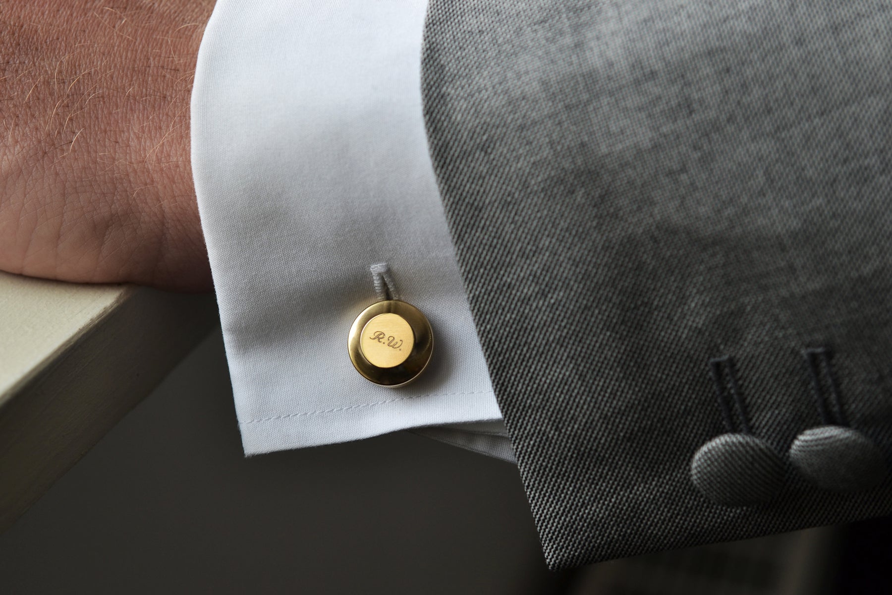 personalised cufflinks | engraved cufflinks | Alice Made This
