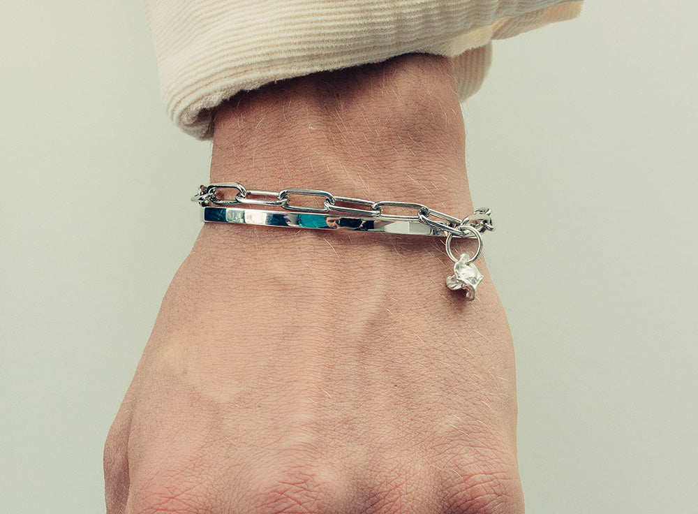 Alice Made This | Mens Silver Bracelets | Designer jewellery