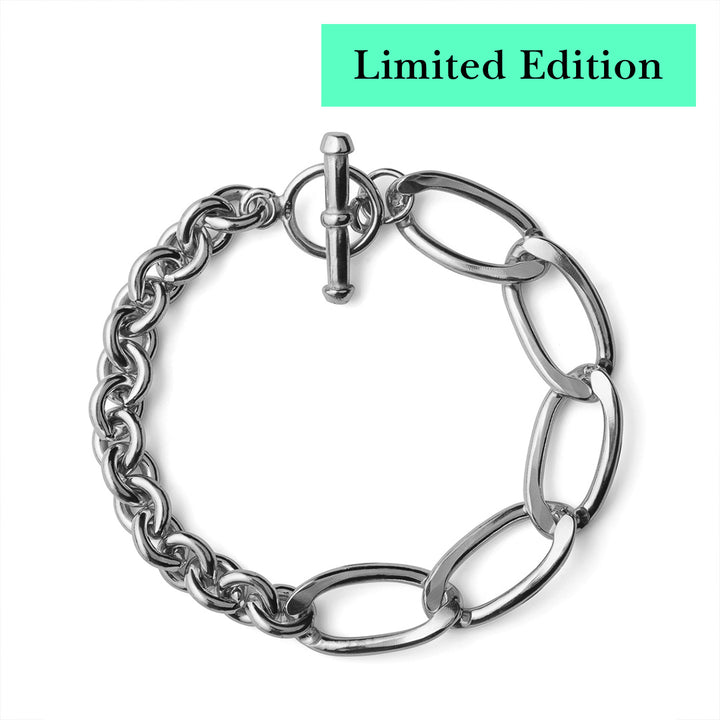 Edition - Jack-and-Jill women's silver bracelet