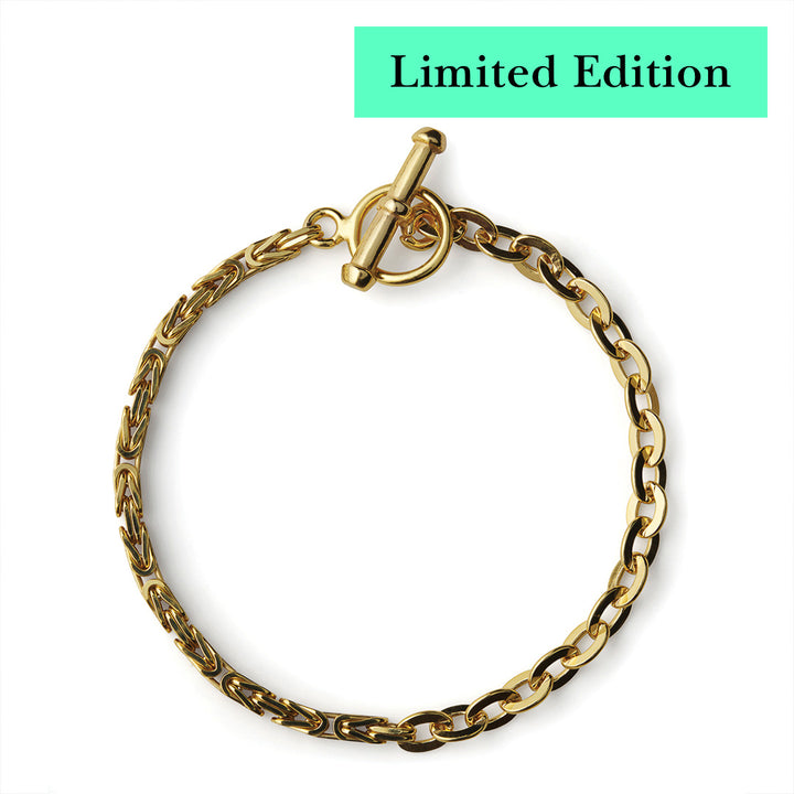 Edition - Romeo & Juliet women's gold bracelet