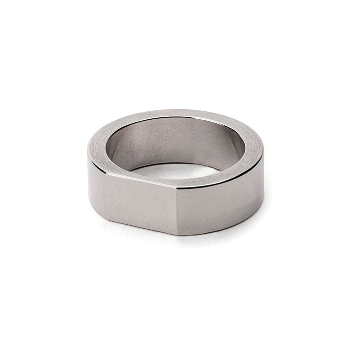 Bacchus silver signet ring