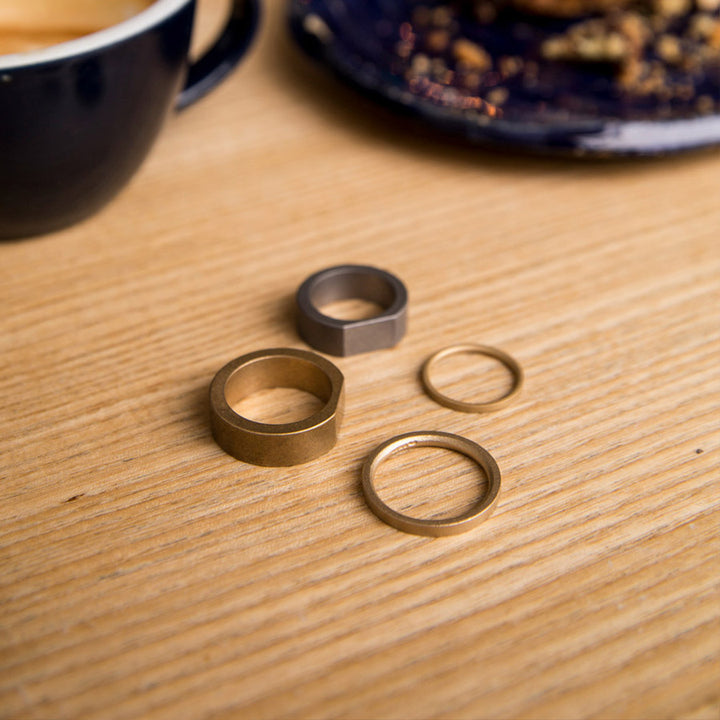 Bacchus gold signet ring