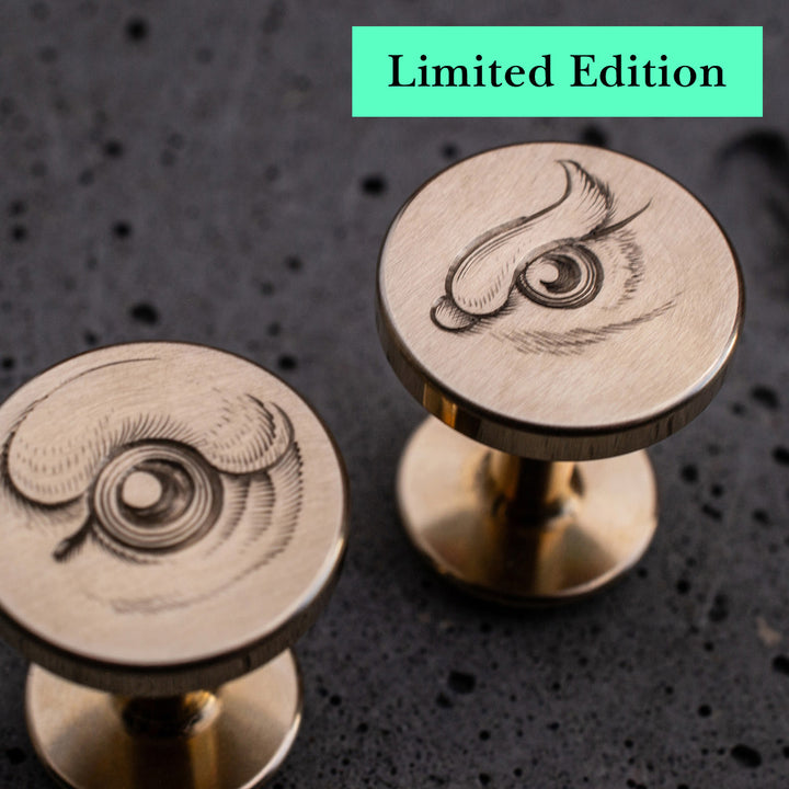 Edition - Beast Eyes, Hand Engraved Cufflinks