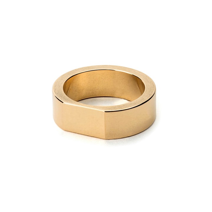 Bacchus gold signet ring