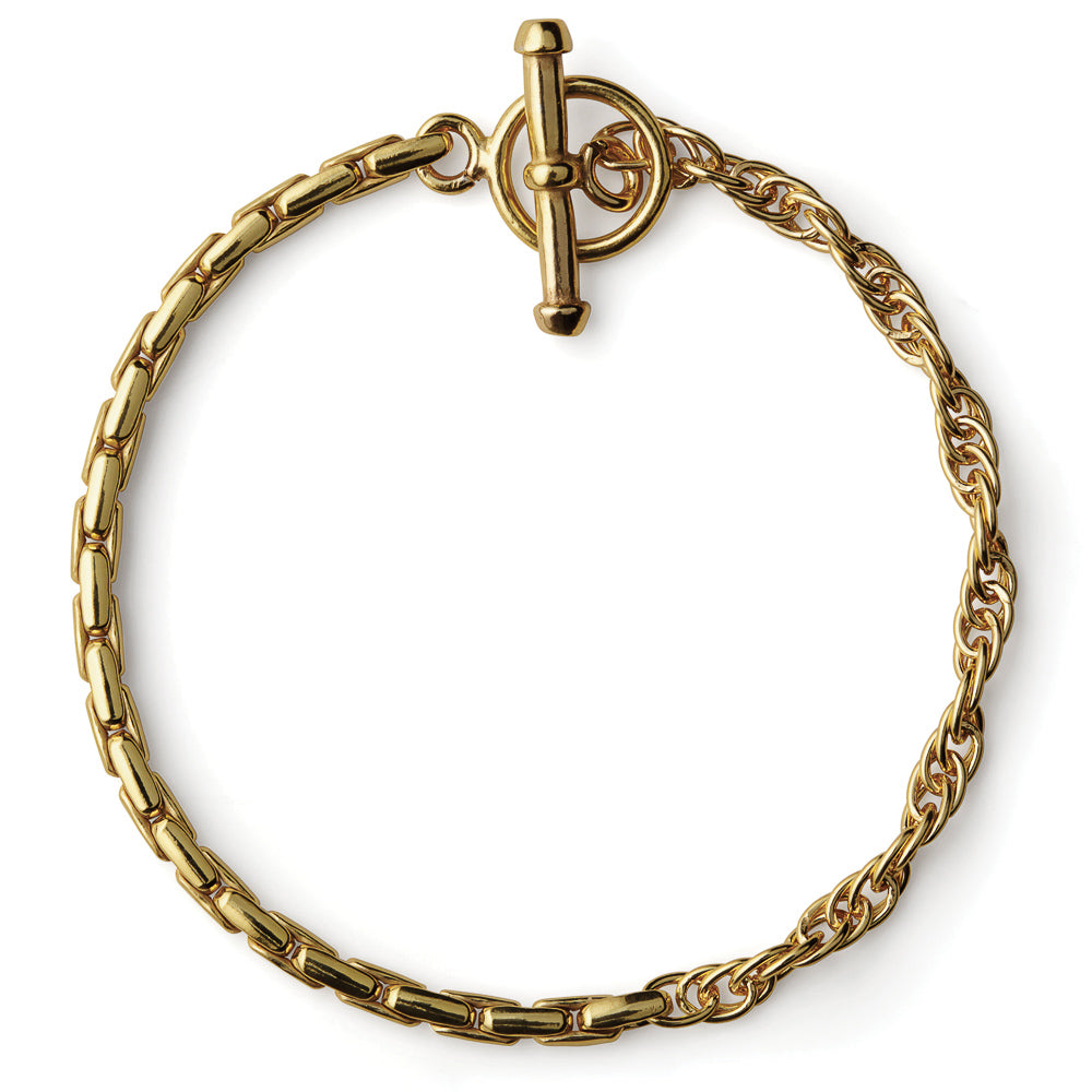 Mini Single Rope Casing, Gold, Men's Bracelets