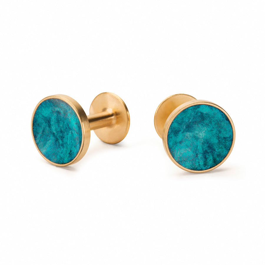 bayley teal cufflinks