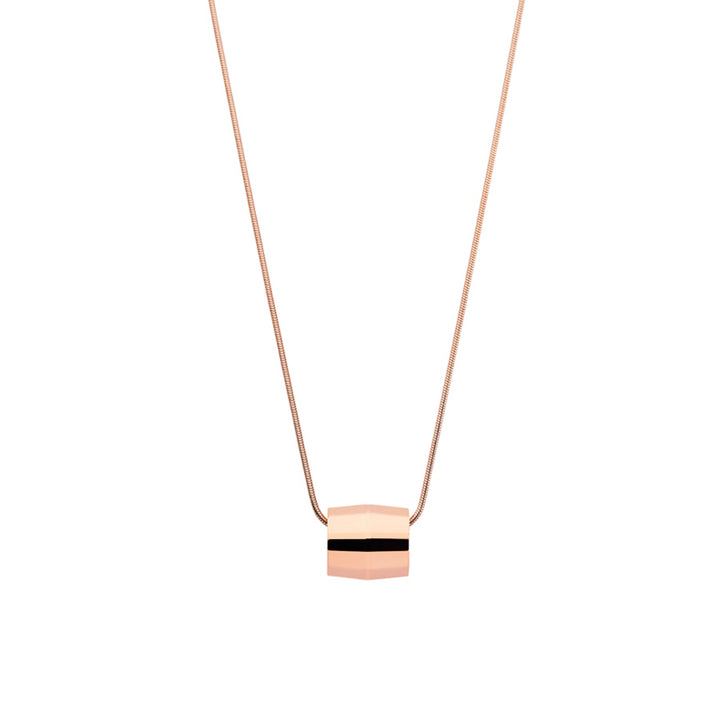hope rose gold necklace