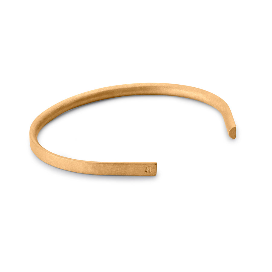 m4 bancroft matte 18 carat gold bracelet