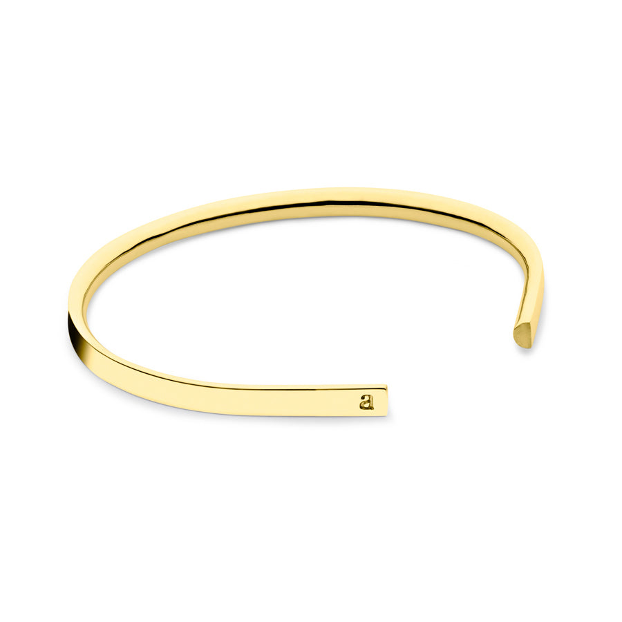 p4 bancroft polished 9 carat gold bracelet