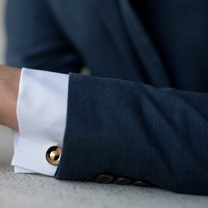 alvar gold cufflink | how to wear