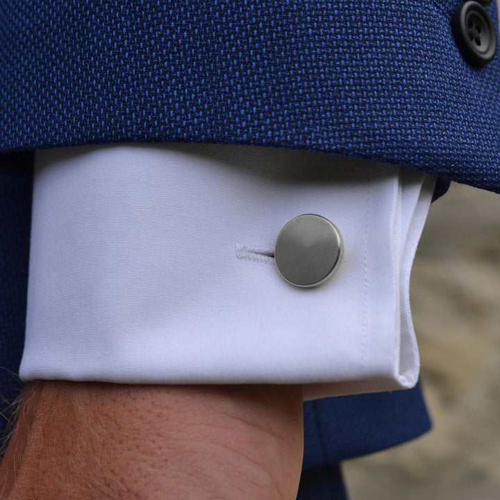 dot steel cufflinks | how to wear