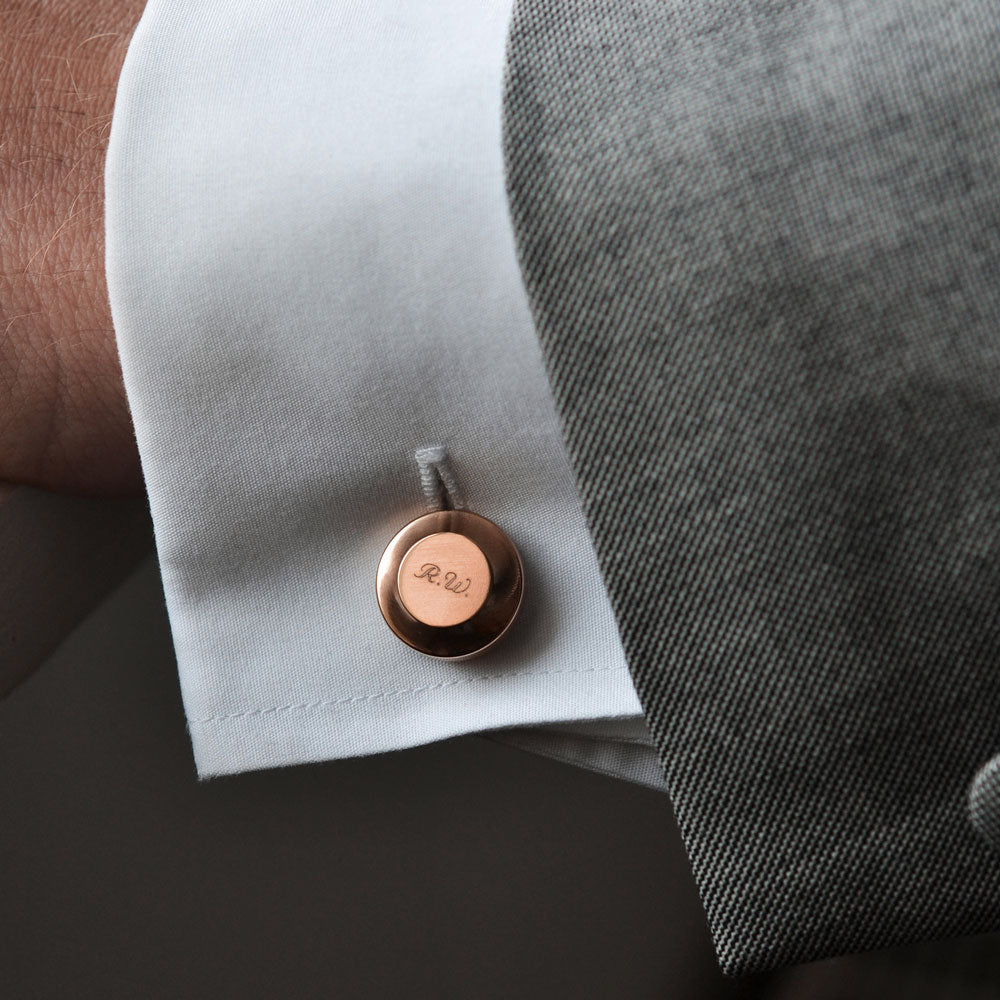 edward copper cufflinks | how to wear