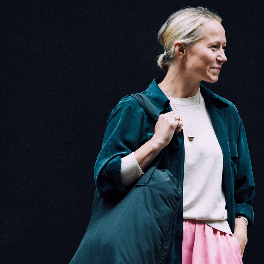 hope rose gold necklace | how to wear