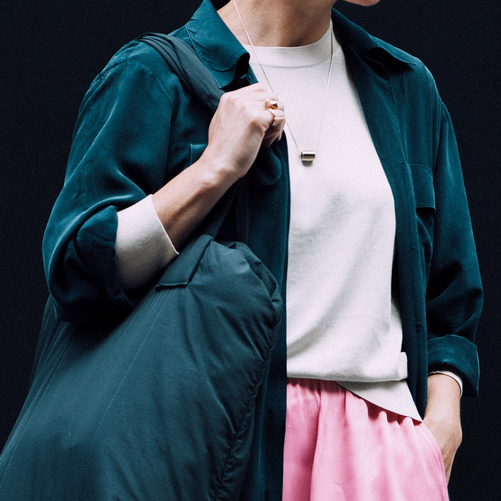 hope silver necklace | how to wear