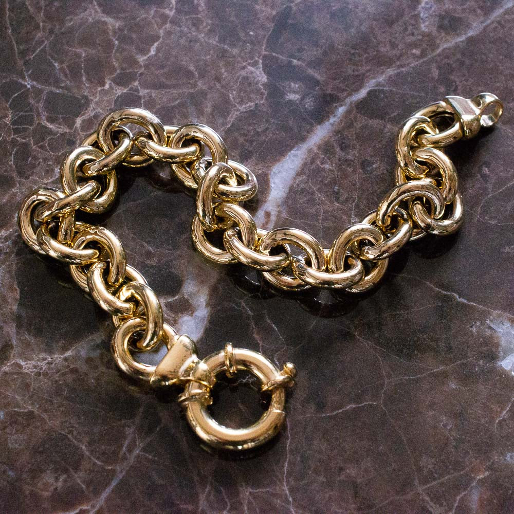Charcot men's gold bracelet
