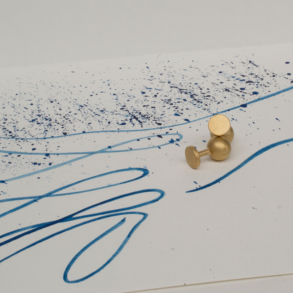 grafton matte gold cufflinks
