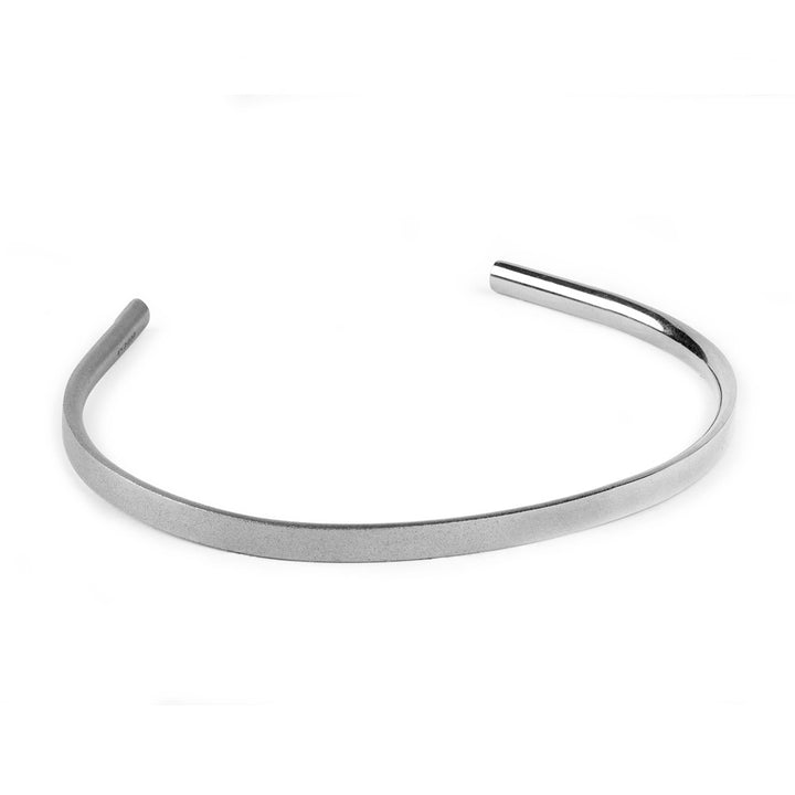 change bracelet | mens silver bracelet | blasted polished | 925 silver