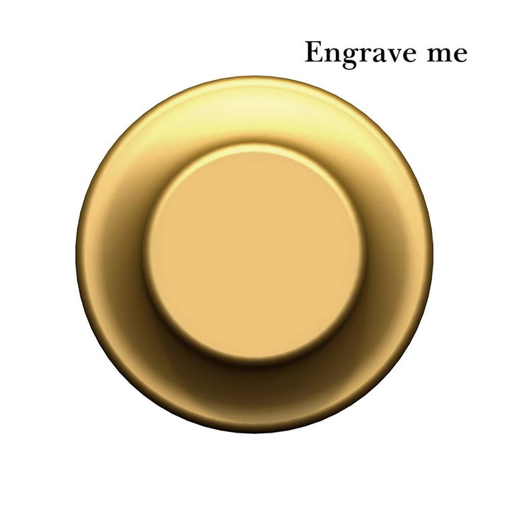 edward brass cufflinks | engraving face