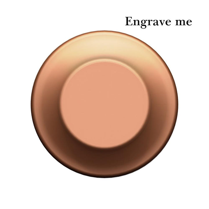 edward copper cufflinks | engraving face
