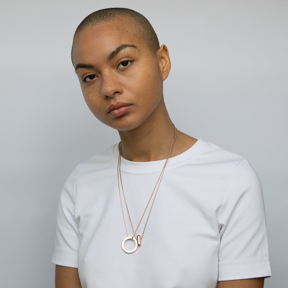 Alice Made This | juno rose gold necklace | how to wear