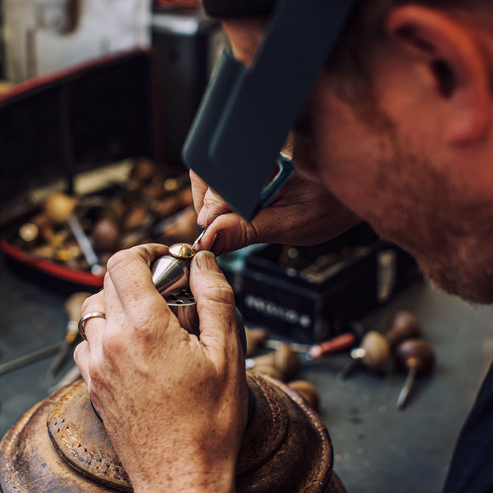 brass cufflinks | designer cufflinks | Alice Made This